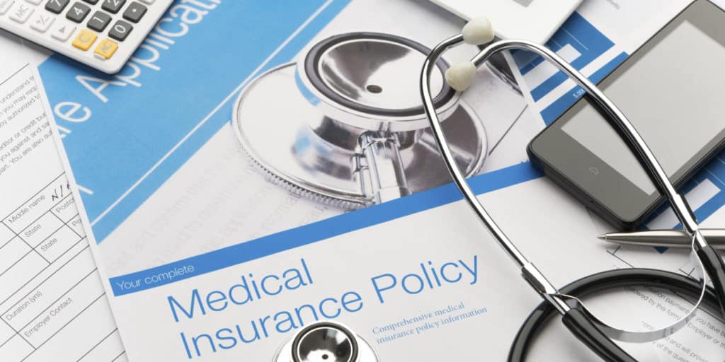 A picture of a medical insurance policy